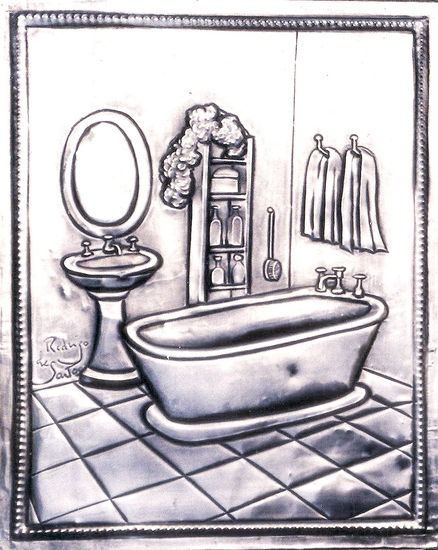 PLACA DECORATIVA - BAÑO 04 