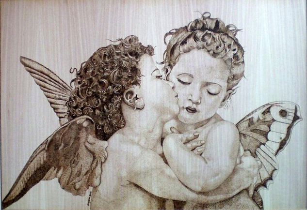 angelitos. Monoprint