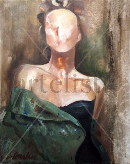 Mujer Oil Canvas Portrait