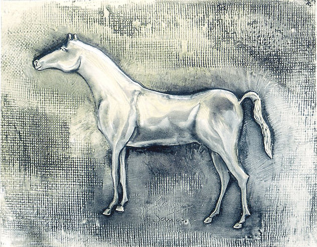 PLACA DECORATIVA - CABALLO 04