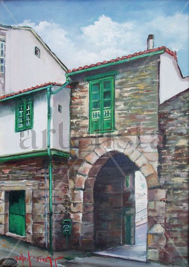 PORTA VELA PARTE POSTERIOR-BETANZOS Oil Canvas Others