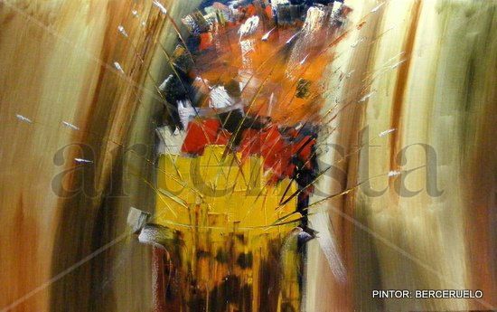 abstracto 286 ( ramo de flores ) Acrylic Canvas Others