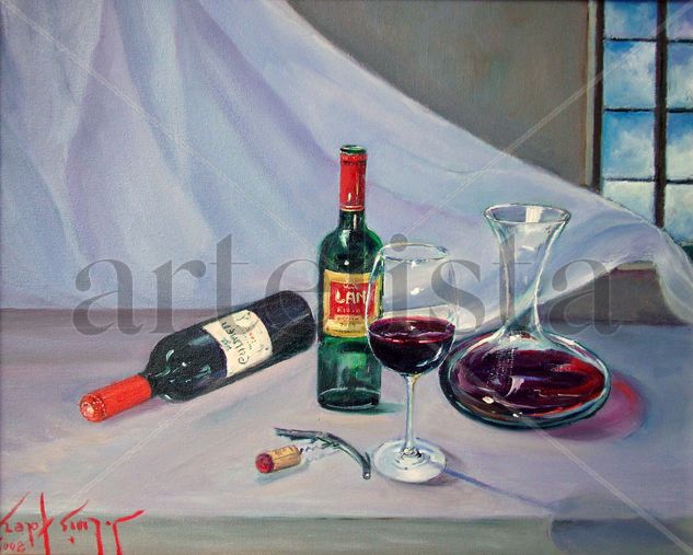 VINOS " LAN " Oil Canvas Marine Painting