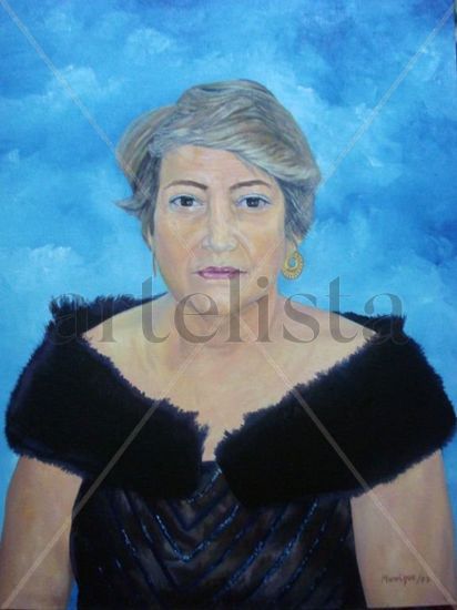 Retrato Oil Canvas Portrait