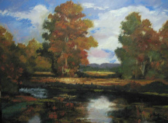 "Monet" Óleo Lienzo Paisaje