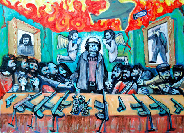 La última cena Oil Canvas Others