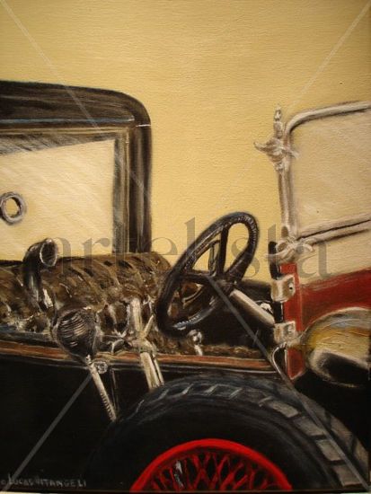 Daimler tipo 20 - 1915 Acrylic Canvas Others