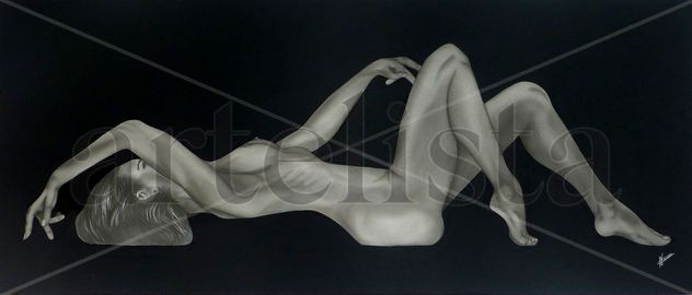 mujer acostada