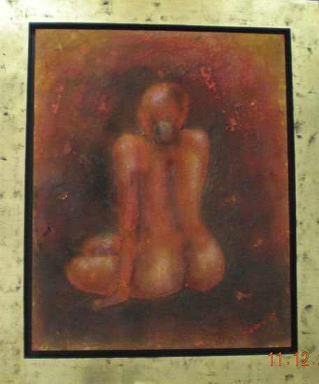 Descanso Media Mixta Lienzo Desnudos