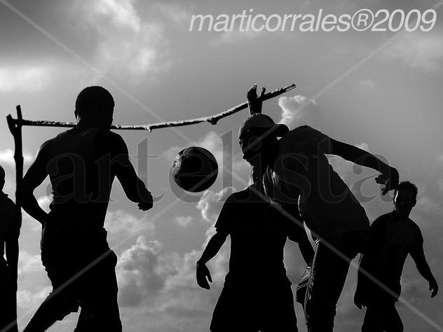 Futbol en la plaua