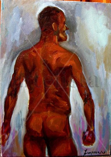 sin titulo Oil Canvas Figure Painting