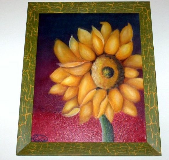 Girasol Oil Canvas Floral Painting