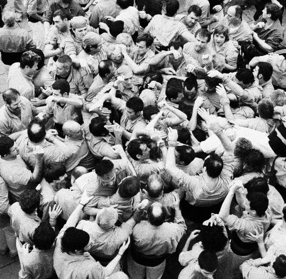 Castellers 4 Fotoperiodismo y documental Blanco y Negro (Digital)