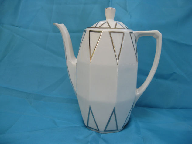 cafetera de porcelana
