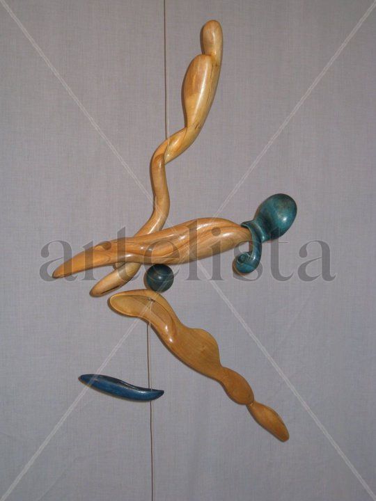 Pez volador. Escultura movil 2