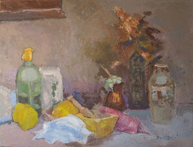 Bodegón del sifón, retocado Oil Canvas Still Life Paintings