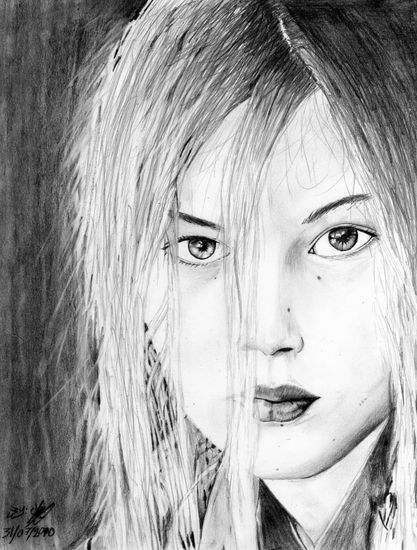 mirada de seriedad Pencil