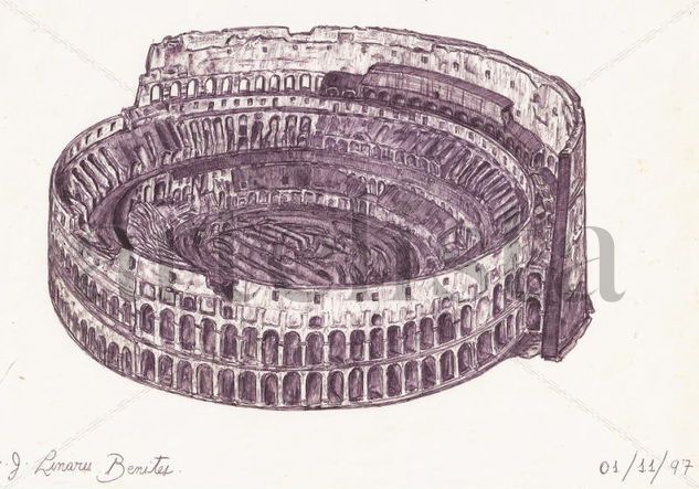 Coliseo Romano Tinta