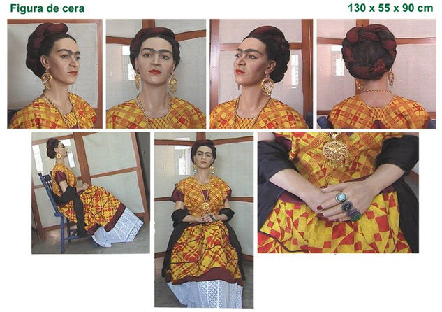 Figura de cera de Frida Mixta Figurativa