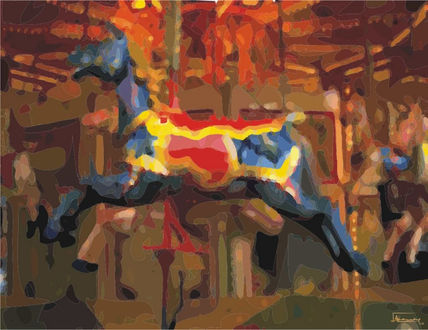 Caballito de madera