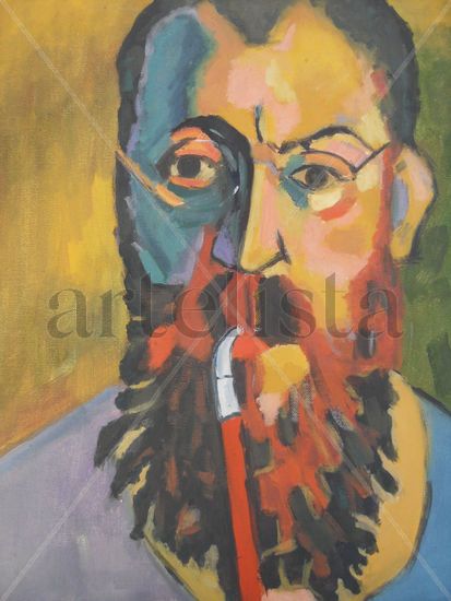 Retrato a Matisse Óleo Lienzo Figura