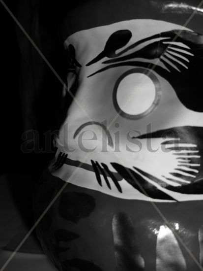 Viejo Daruma II Conceptual/Abstract Black and White (Digital)