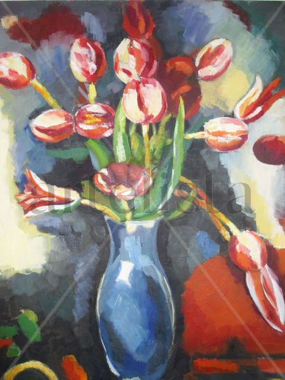 Flores de Valtat Oil Canvas Floral Painting