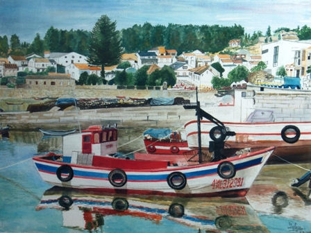 Barcos en la Isla de Arosa