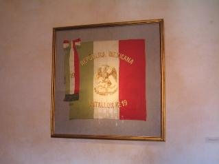 Bandera del Batallón de Querétaro que participó en la lucha contra la intervención francesa 