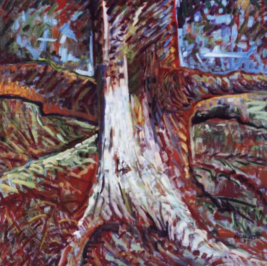 El árbol de la cruz Oil Canvas