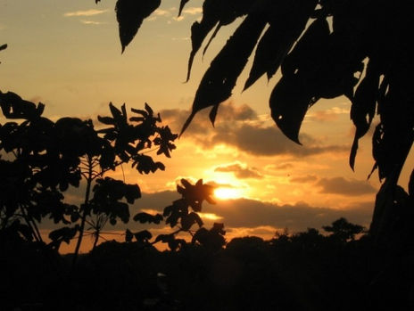 El crepusculo...