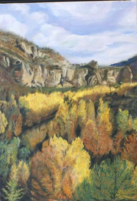 otoño en la montaña