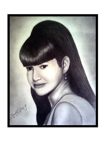 retrato madrina Charcoal