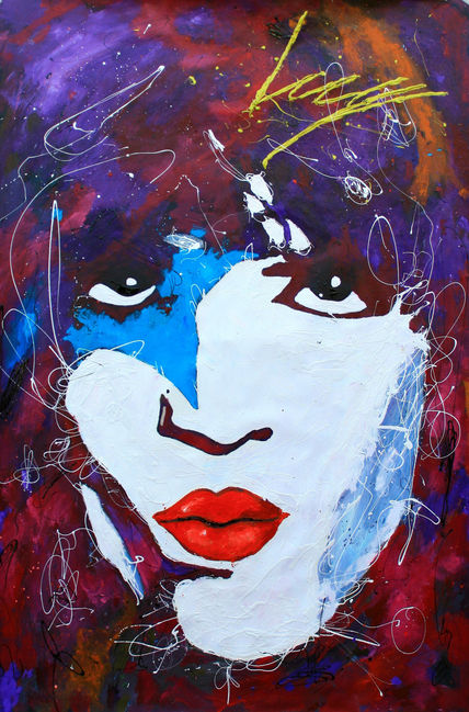 Kiss morado