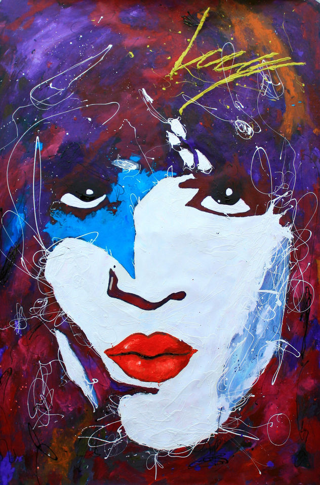 kiss morado