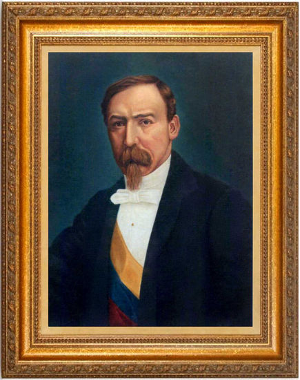 RETRATO CARLOS ALBAN Oil Canvas Portrait