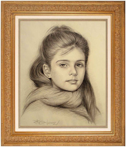 Retrato lapiz conte