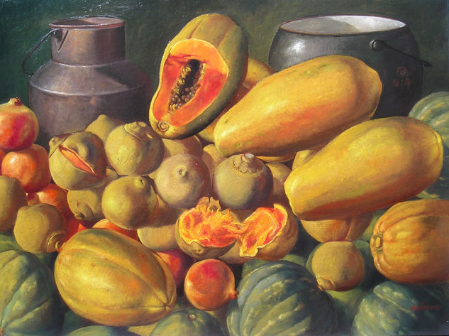 Frutas Oil Canvas Still Life Paintings