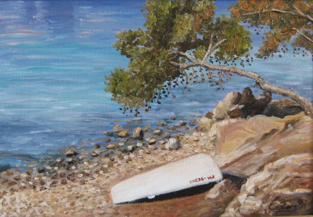 LA BARCA DE PEDRO Oil Canvas