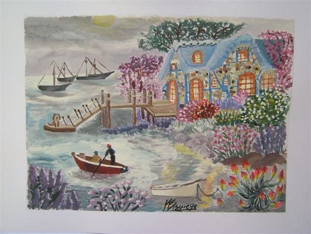 PESCADORES Acrylic Paper Landscaping