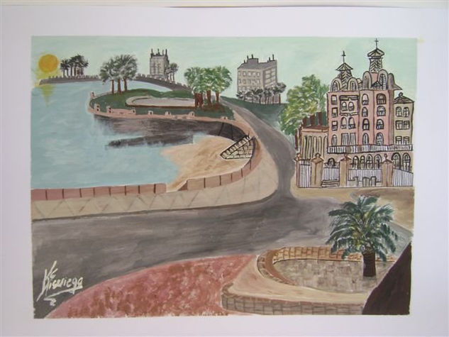 RAMBLA MONTEVIDEO Acrylic Paper Landscaping