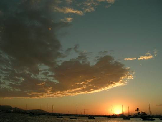 Atardecer en la Manga Naturaleza Color (Química)