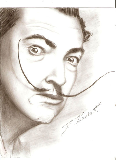 Salvador Dali (pintor español considerado uno de los máximos representantes del surrealismo) Lápiz