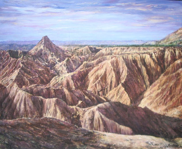 BARDENAS REALES Óleo Lienzo Paisaje