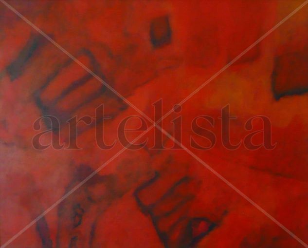 Cuadro Rojo 3 Acrylic Card Others