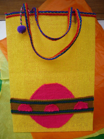 Bolso de yute con...