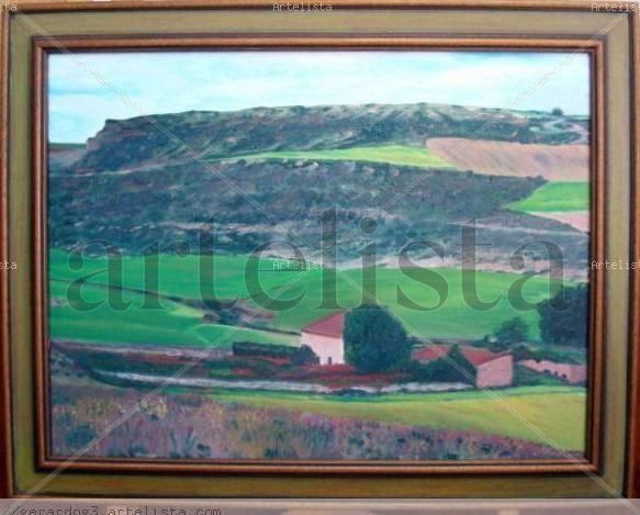 Paisaje de Valdevarnés (Segovia) Oil Canvas Landscaping