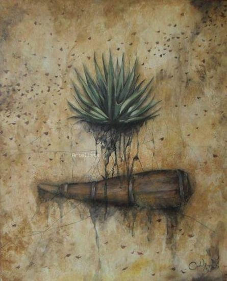 Carlos Reyes, la sed apagada Oil Canvas Landscaping