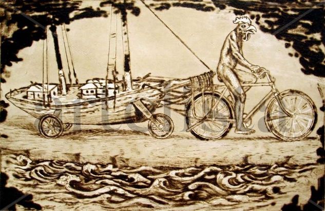 EL BICIBARCO Etching Process