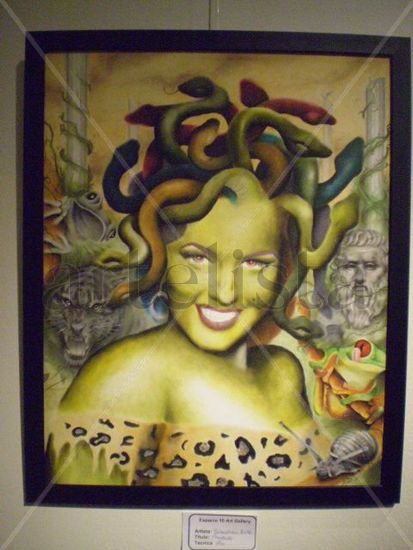 Medusa Óleo Lienzo Retrato